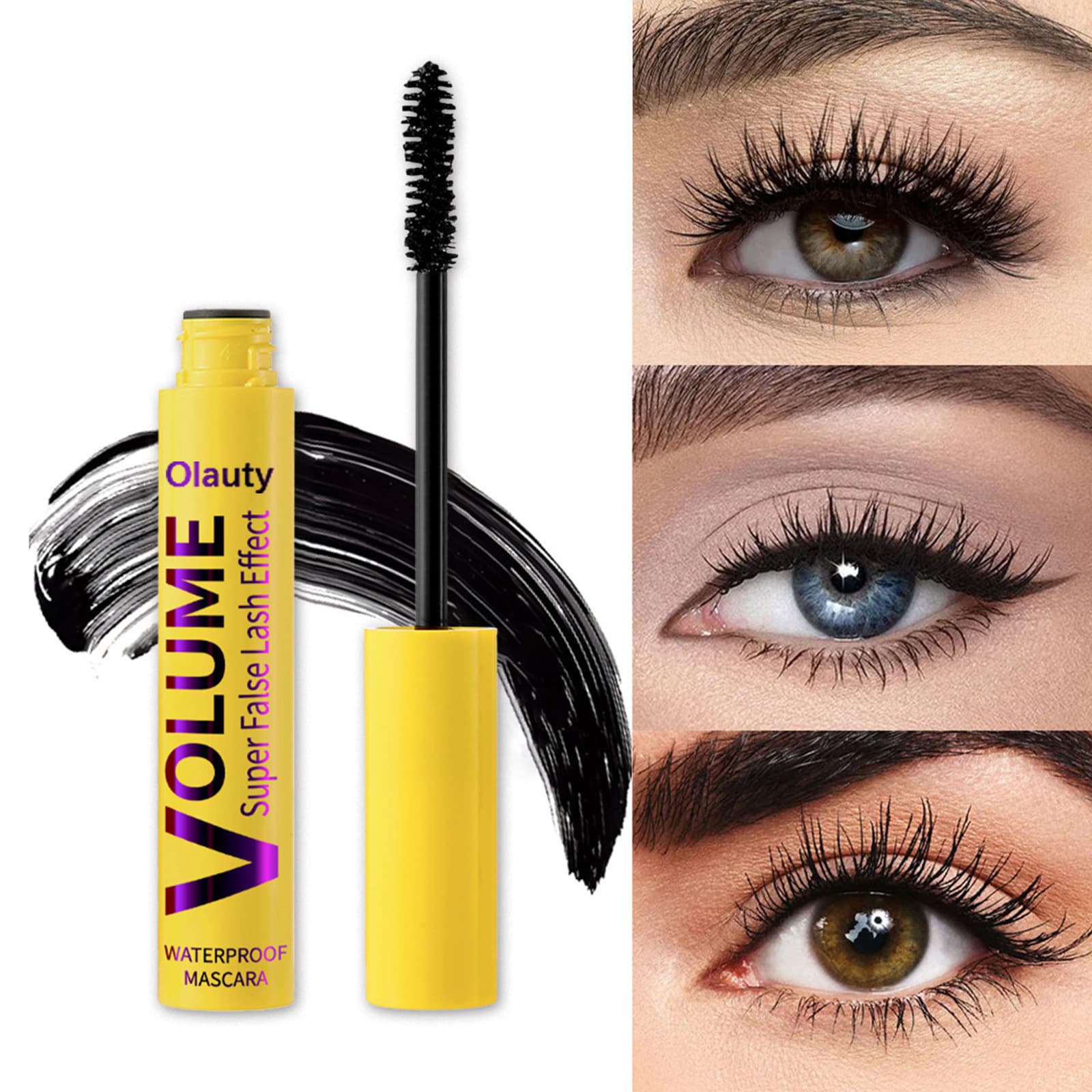 Shopee Cross-Border Voluminous Curling Mascara 5D Mascara Waterproof Smudge-Proof Lengthening Thickening Foreign Trade Wholesale