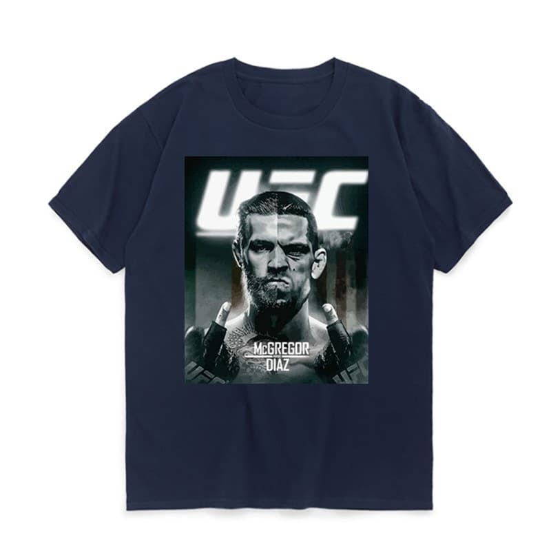 Funny MMA Fighting Poster Connor McGregor T-Shirt Cotton