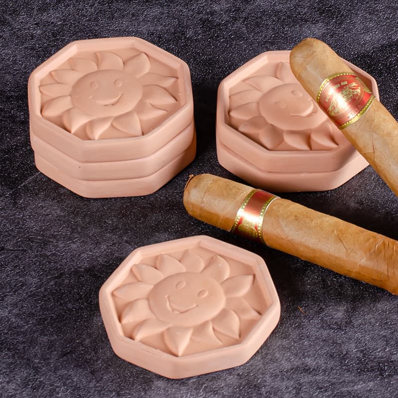 Red Earth Factory Terra Cotta Clay Sun Softener Ceramic Tobacco Storage Moisturizer for Cross-Border Amazon