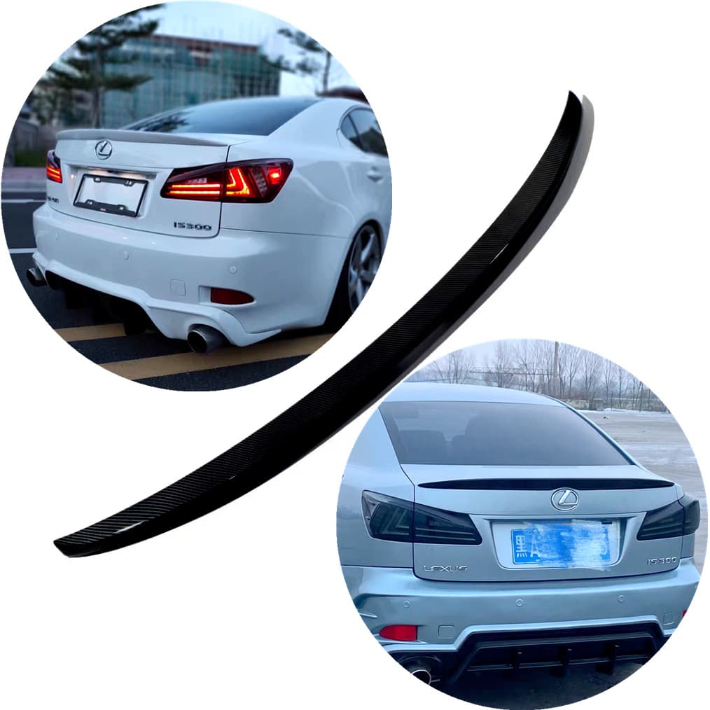Suitable for 2006-2011 Lexus IS Rear Wing Lexus IS250 IS300 IS350 Modified Spoiler