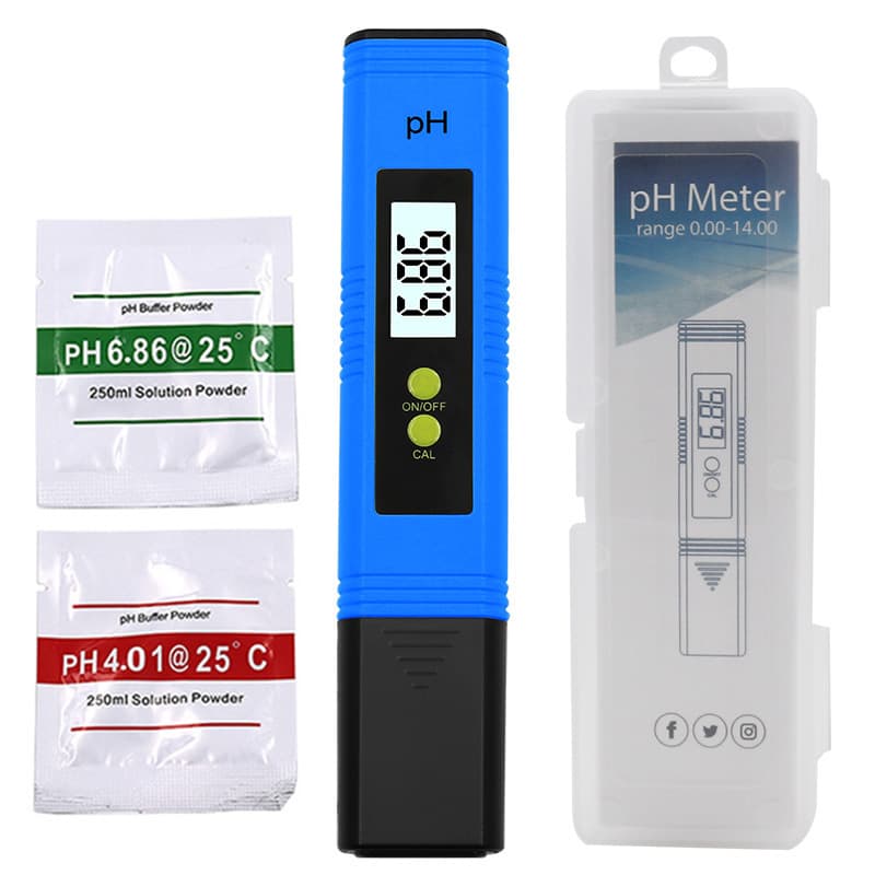 PH Meter Button-Type Large Screen Automatic Calibration PH Tester Pen Aquaculture PH Pen Drop Shipping