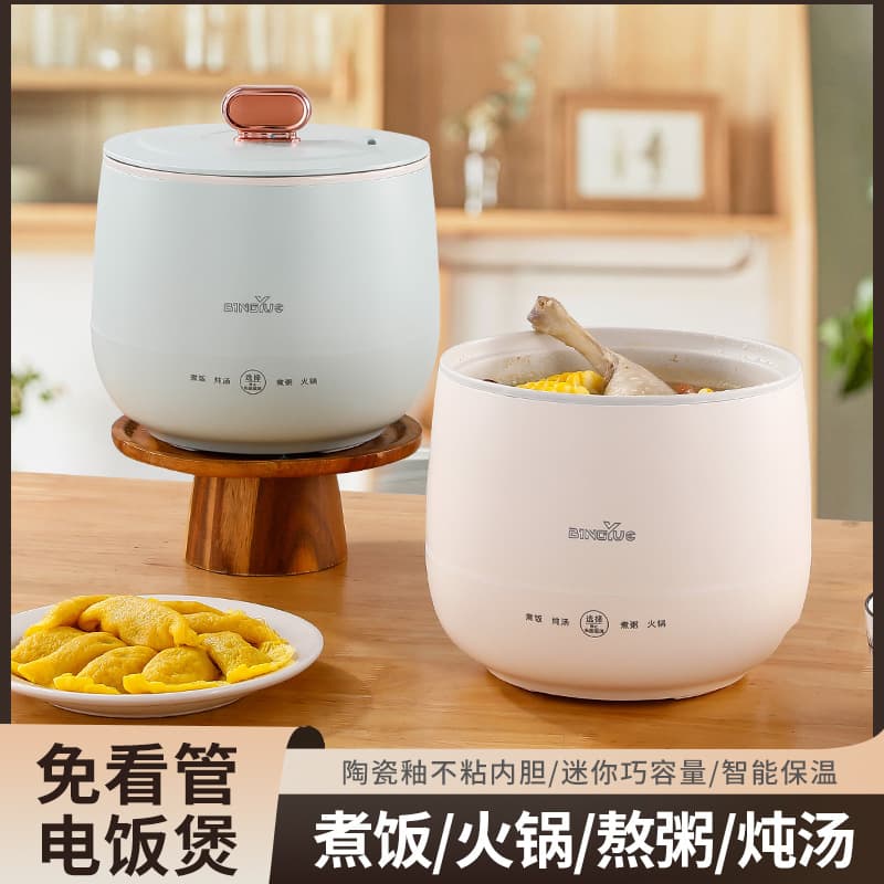 Factory Direct Multi-functional Mini Smart Electric Rice Cooker for Cooking, Porridge, and Steaming