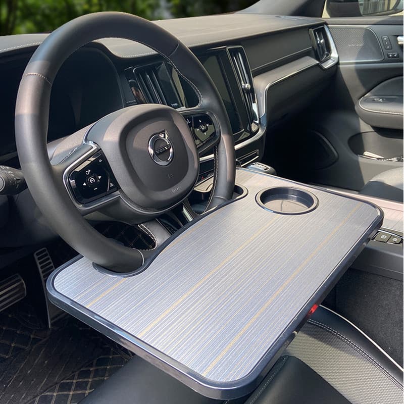 Car Steering Wheel Desk Tray, In-Car Dining Table, Laptop Stand, Tablet Computer Desk