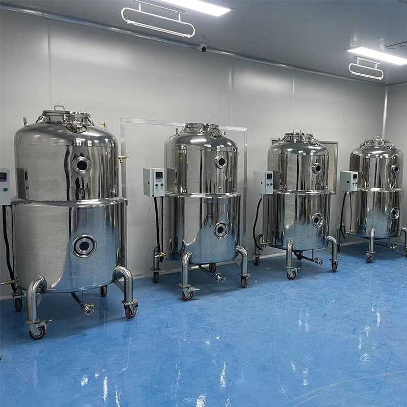 Liquid Strain Fermentation Equipment Microbial Fermenter Stainless Steel Reaction Tank