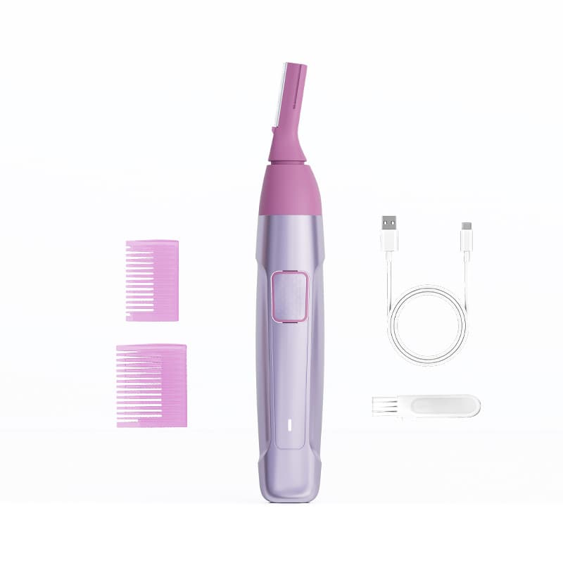 Women's Electric Eyebrow Trimmer Face Hair Remover Body Hair Armpit Trimmer Rechargeable Waterproof
