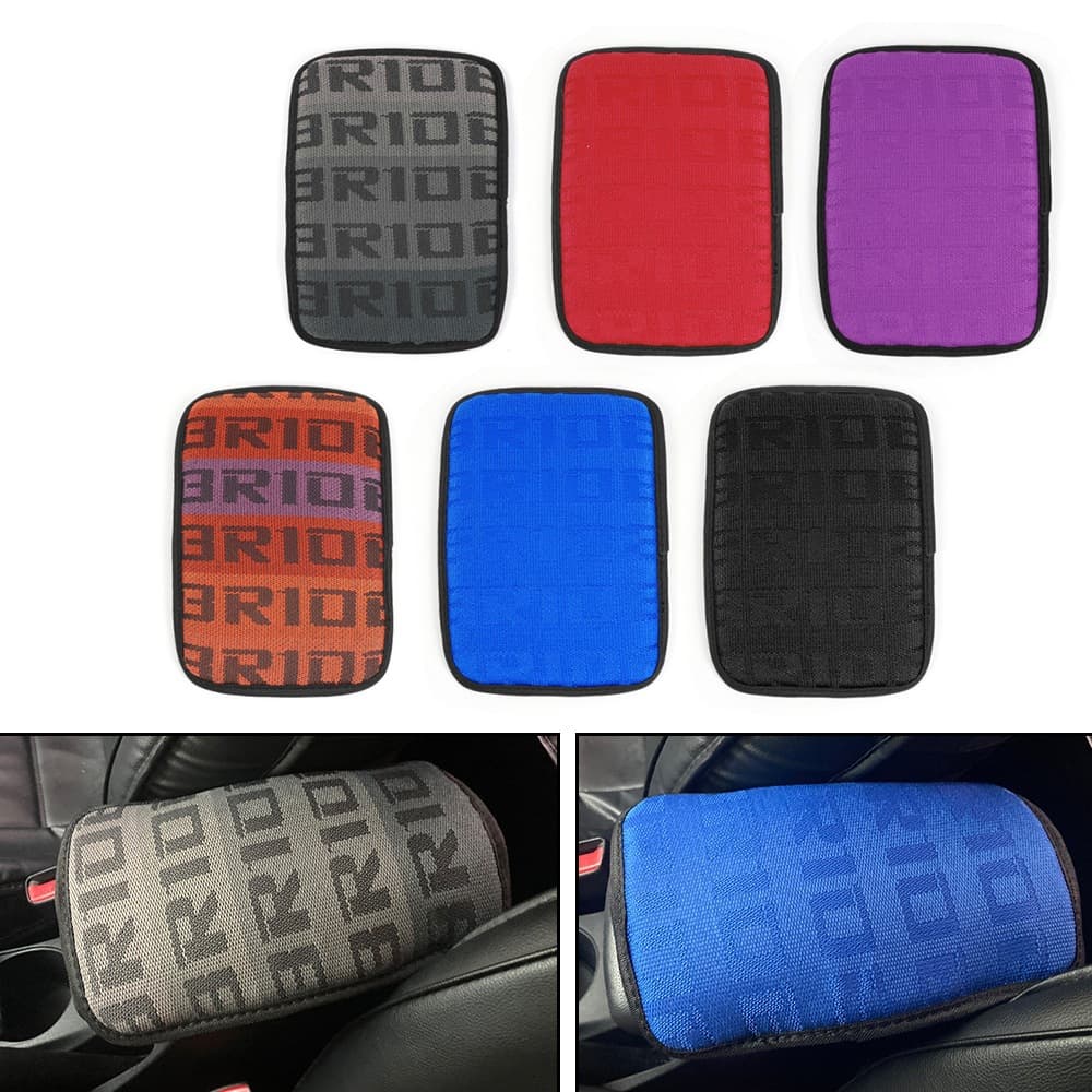 Car Interior Armrest Box Pad, Vehicle Armrest Box Protective Cover, High-Quality BRIDE Armrest Box Decorative Dust Cover