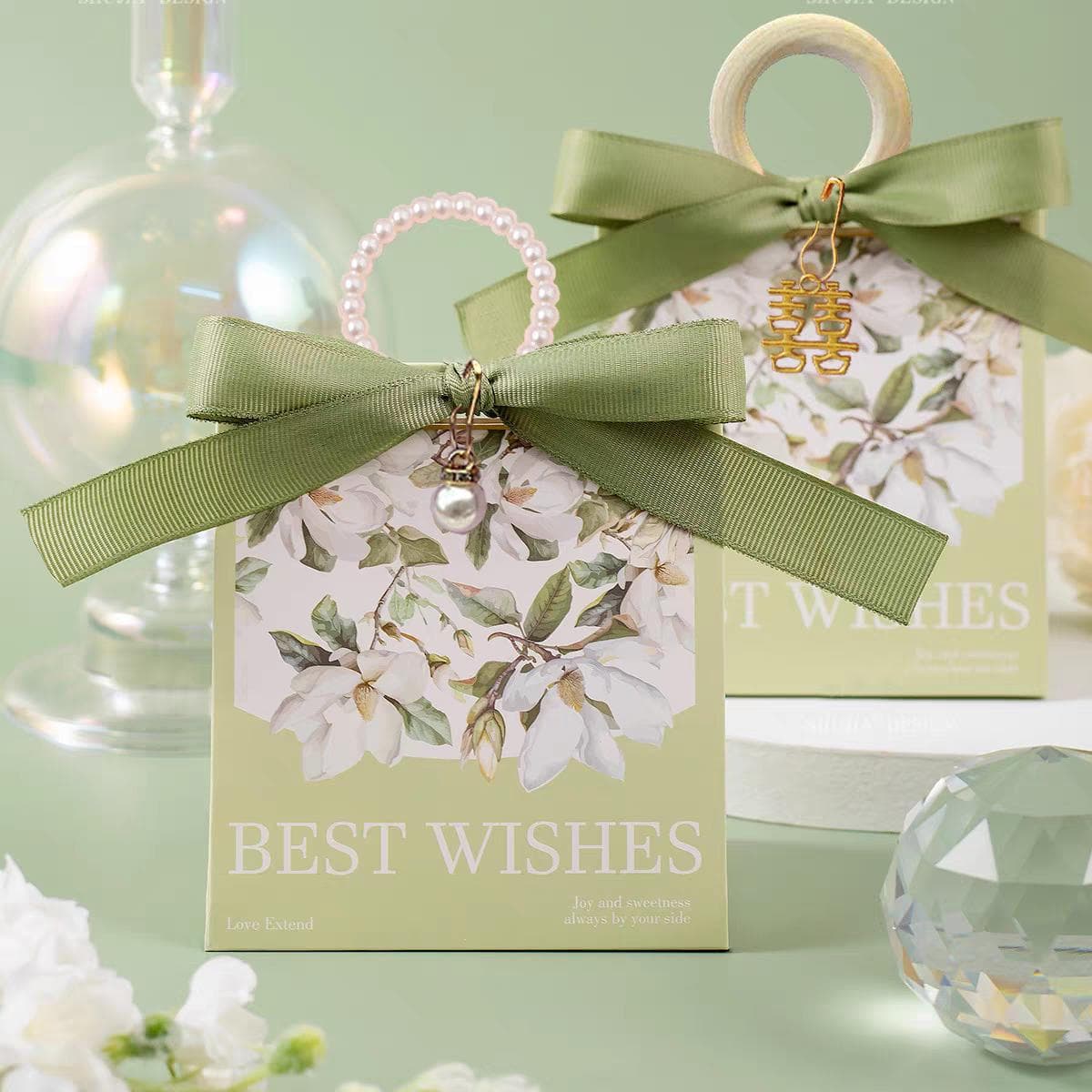 Sugar Box Wedding Candy Box New Style Portable European-Style High-End Wedding Creative Candy Box Engagement Gift Box