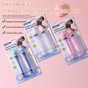Syringe Baby Nasal Aspirator, Infant and Child Manual Nasal Irrigation Device, Home Use Injection-type Nasal Aspirator