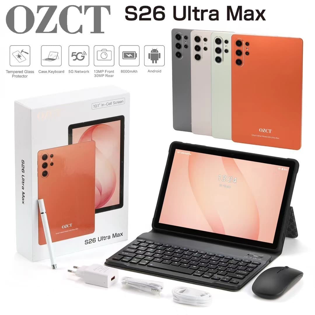 Export Android Tablet PC OZCT S26 Ultra Max SIM+WIFI TAB Tablet