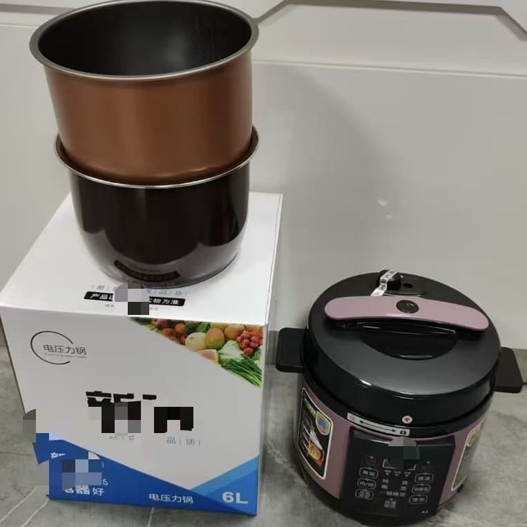 8L Electric Pressure Cooker 6L Dual-Pot Multi-Function Home 5L Large Capacity Rice Cooker with Timer Keep Warm Pressure Cooker