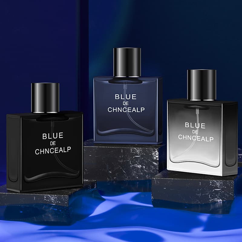 Dixianger Blue Men's Perfume Long Lasting Light Scent Oceanic Aroma Gentleman's Cologne Woody Notes Musk Cedar Freshness