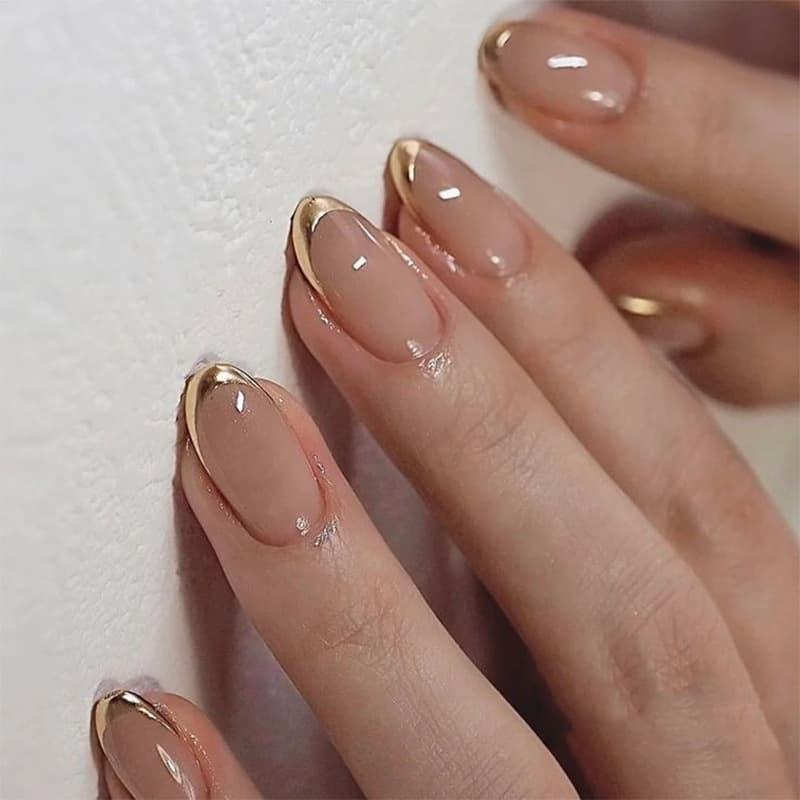 Almond Shape Press On Nails Removable Fake Nails Hot Selling Wholesale Wearable Nails