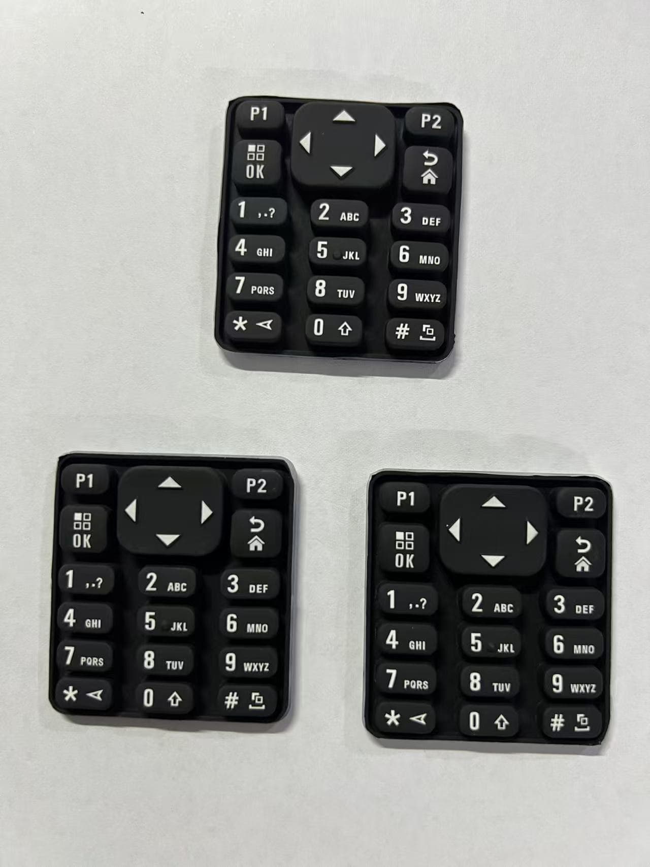 Adapter accessories for 8668: housing, keypad, ribbon cable, programming cable, insulating sheet, display screen, knob, speaker, metal cover