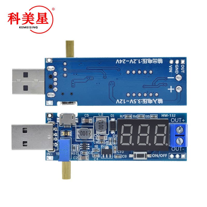 DC-DC USB Boost Power Regulator Module 5V to 3.3V 9V 12V 24V Desktop Power Module