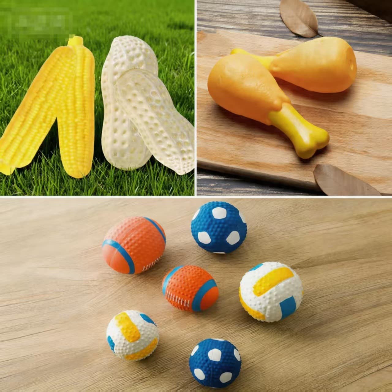 Dog Toy Pet Squeaky Toy Durable Chew Toy for Puppies and Small Dogs Teeth Cleaning Training Pet Toy Wholesale
