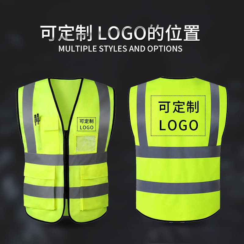 Reflective Vest Wholesale Sanitation Workwear Construction Site Vest Traffic Duty Reflective Clothing