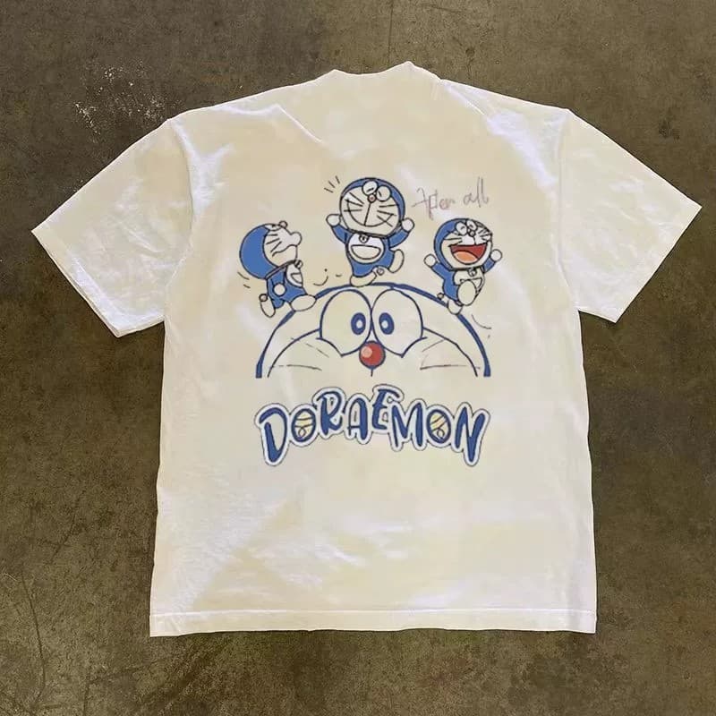 Cross-border Export Brand Discount Hong Kong Style Trendy Heavyweight Pure Cotton Oversized Short Sleeve T-Shirt Unisex Loose Top
