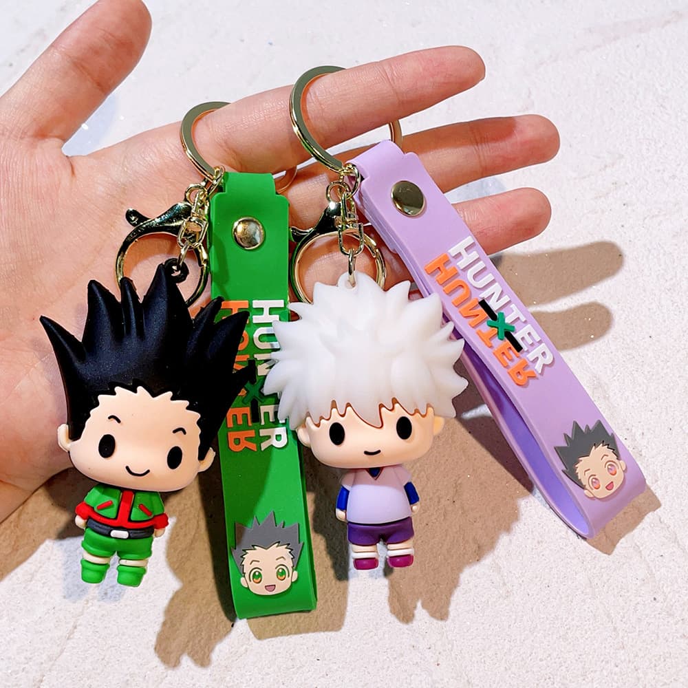 2024 Hunter Keychain Gonzo Killua Pendant Cartoon Doll Bag Pendant Car Keychain Wholesale
