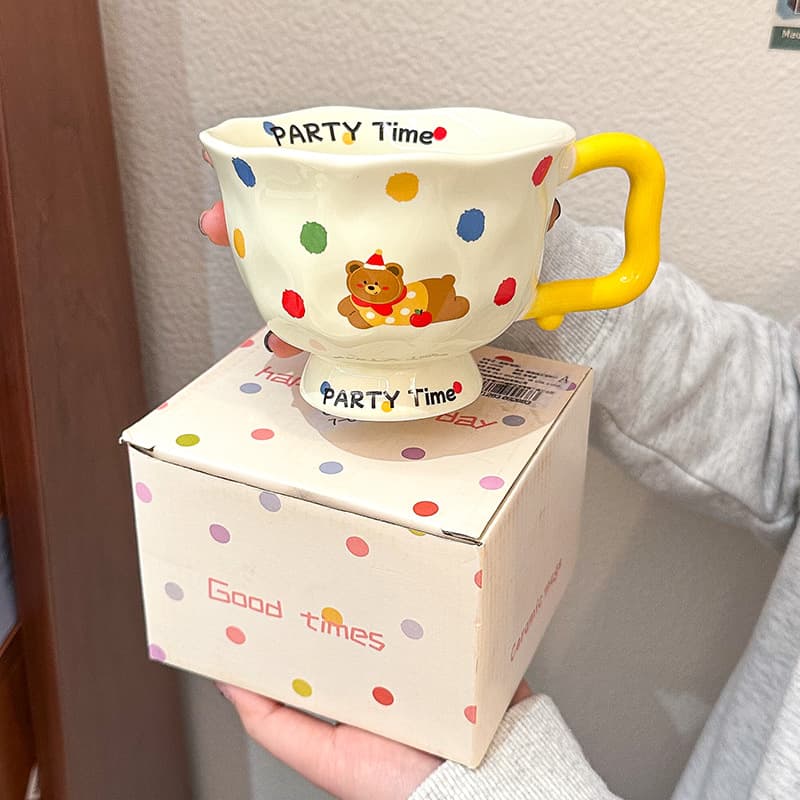Very Beautiful Ceramic Mug for Home Milk and Water, Cute Mug for Girls and Best Friends, Bridesmaid Gift, 2025 New