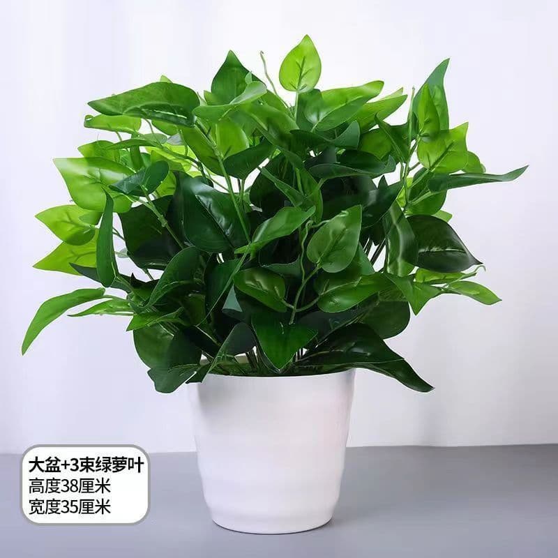 Artificial potted plants, floor-standing plant bonsai, decorative items for living rooms, indoor desktops, internet cafes, and restaurants.