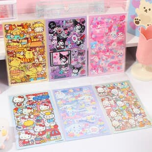Sanrio Stickers Wholesale - Sanrio Family Series Stickers, High Appearance, No Cutting Required, DIY Scene Stickers