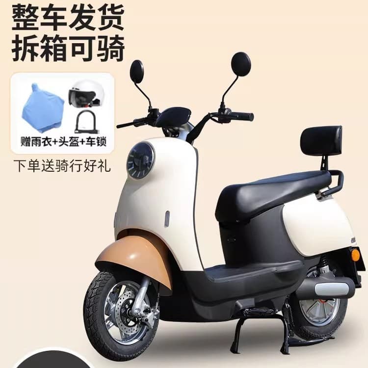 New Little Turtle King Women's Commuter 60V Two-Wheeled Electric Scooter 72V Adult Small Lightweight Lithium Battery Electric Motorcycle
