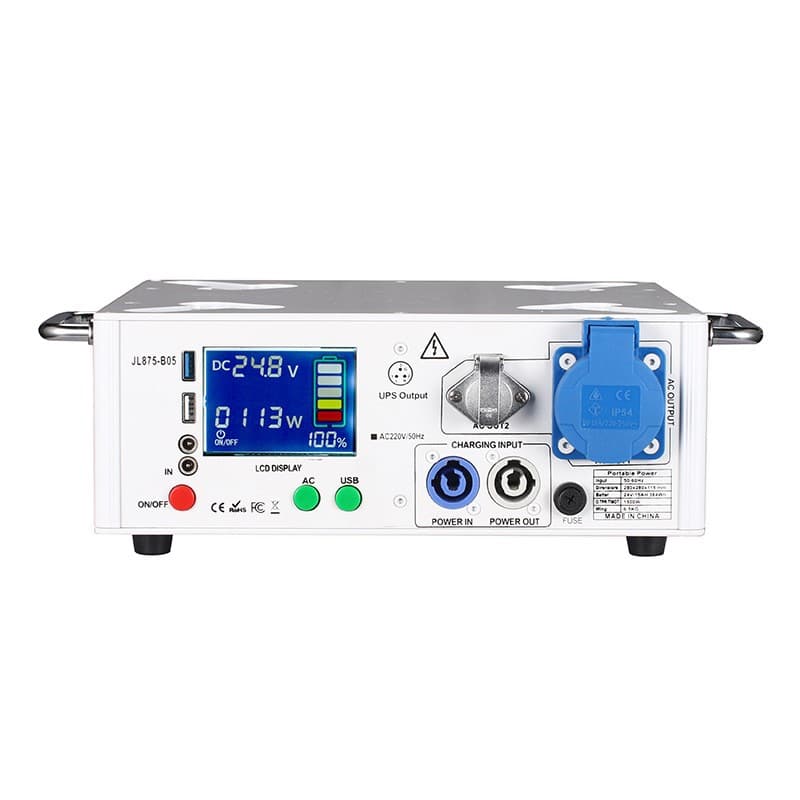 1500W Portable Power Station. Moving Head Light Power Supply. Sparkler Machine Battery Base. Outdoor Power Station