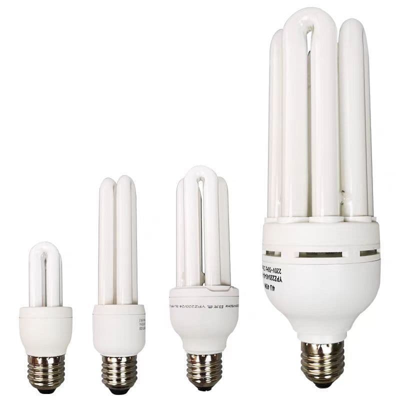 Energy-Saving Lamp Screw Base 5/7/9/11/15/18/20/30W Straight Tube 27 Screw White/Warm Yellow Cross-border Wholesale
