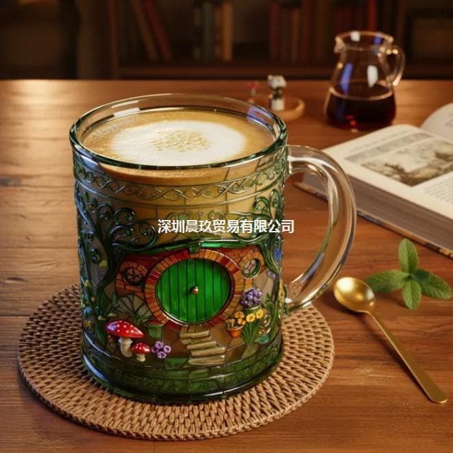 Cross-border new The Shire Glass Mug Shire themed 88th anniversary commemorative edition collection glass