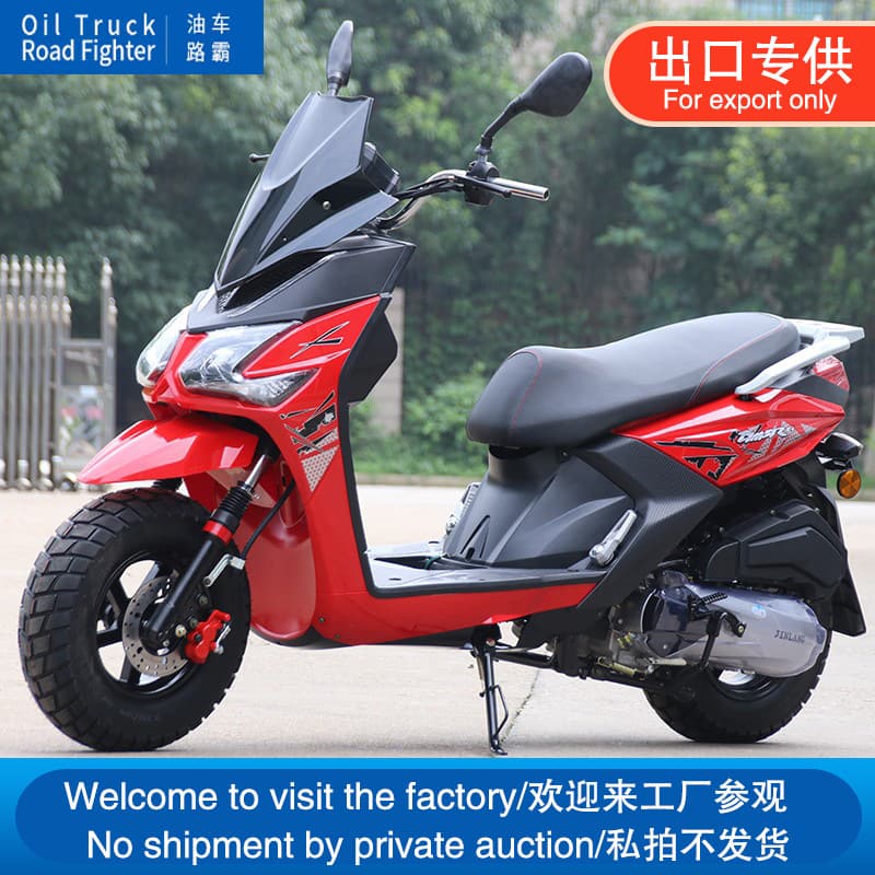 Cross-border export EFI 150CC fuel scooter Road King retro off-road motorcycle moped complete vehicle can be licensed