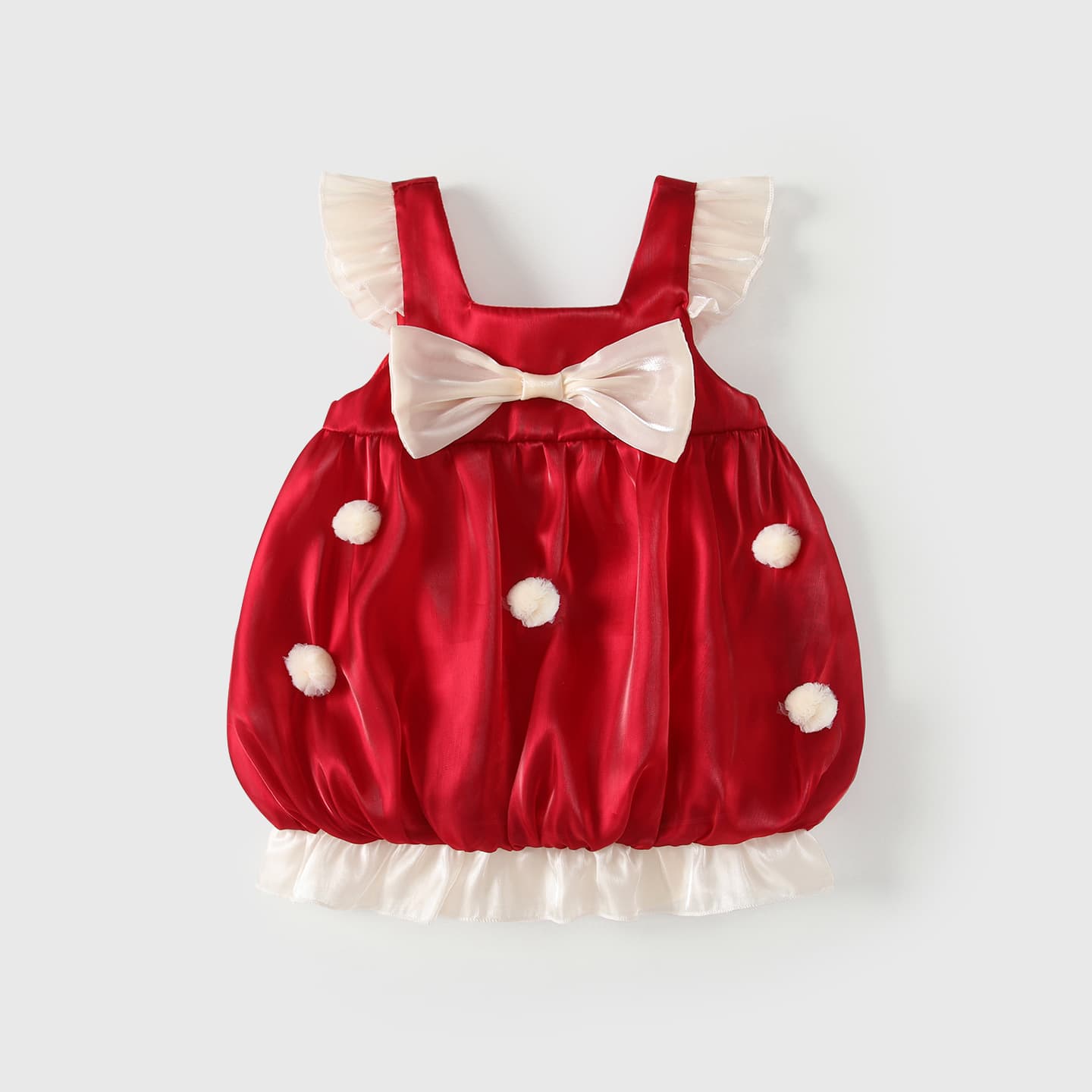 Girls Dress Summer Thin 2026 New Baby Girl Cute Red Suspender Princess Princess One-Year-Old Skirt
