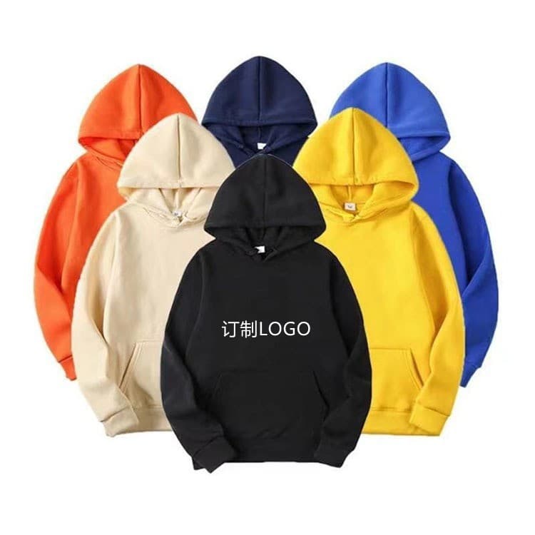 AliExpress Men's Fashion Pullover Sweatshirt Manufacturer Wholesale Polyester Velvet Sweatshirt Sweatshirt Casual Sports Sweatshirt 220g