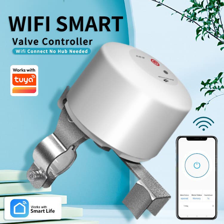 Graffiti smart WiFi valve manipulator water valve leakage gas valve handle switch remote control automatic switch