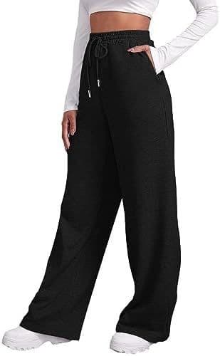 EU/US Amazon Cross-border Fashion Letter Print Sweatpants with Elastic Waist, Loose Fit Unisex Streetwear