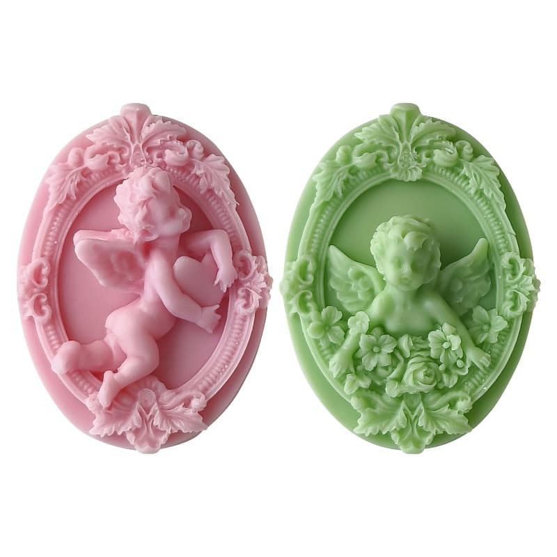 Angel Baby Candle Silicone Mold 3D Figure Craft Plaster Cement Resin Clay Soap Mold