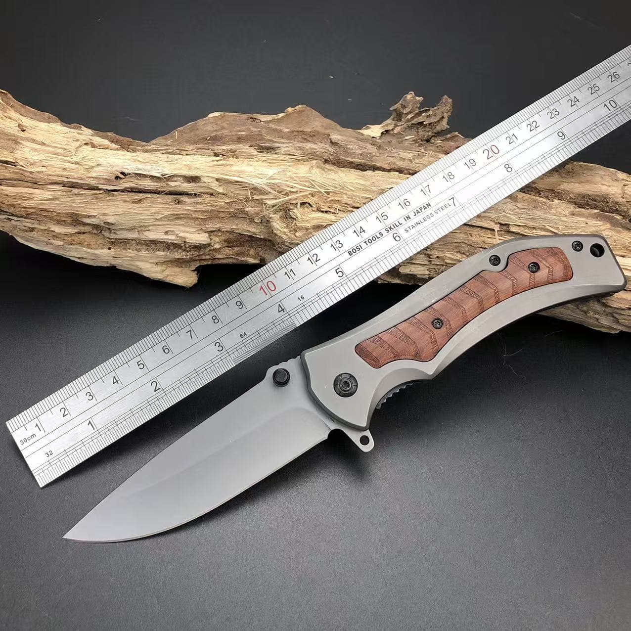 Outdoor Tactical Folding Knife, High Hardness Survival Knife, Self-Defense Military Knife, Sharp Folding Knife, Portable Folding Knife