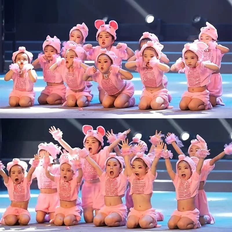 Children's Piglet Performance Costumes Piglet Eats Full Kindergarten Three Little Pigs Peppa Pig Animal Performance Costumes