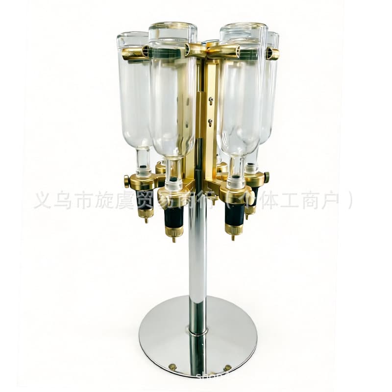 Spot Gold Perfume Dispenser 4-head quantitative perfume liquid rotating perfume dispensing bracket