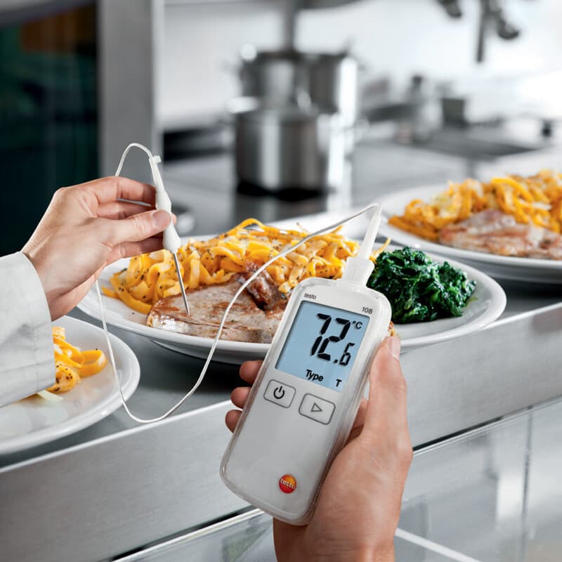 Testo 108 Waterproof Food Thermometer Penetration Temperature Probe Thermometer testo108