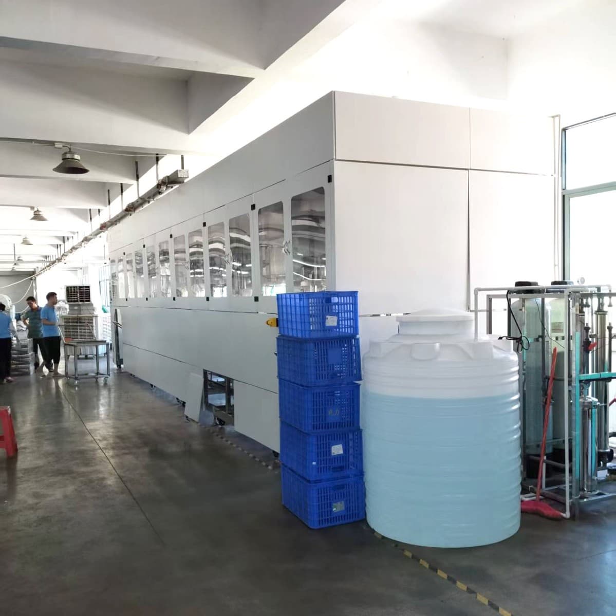 Continuous Fully Automatic Motor Parts Ultrasonic Cleaning Machine with Degreasing, Dewaxing, Drying Line and Robotic Arm System