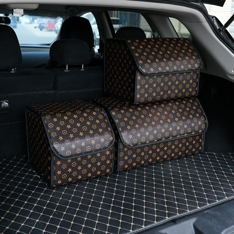 Car Storage Box Trunk Organizer Foldable Home Storage Box Car Trunk Organizer Rear Storage Box