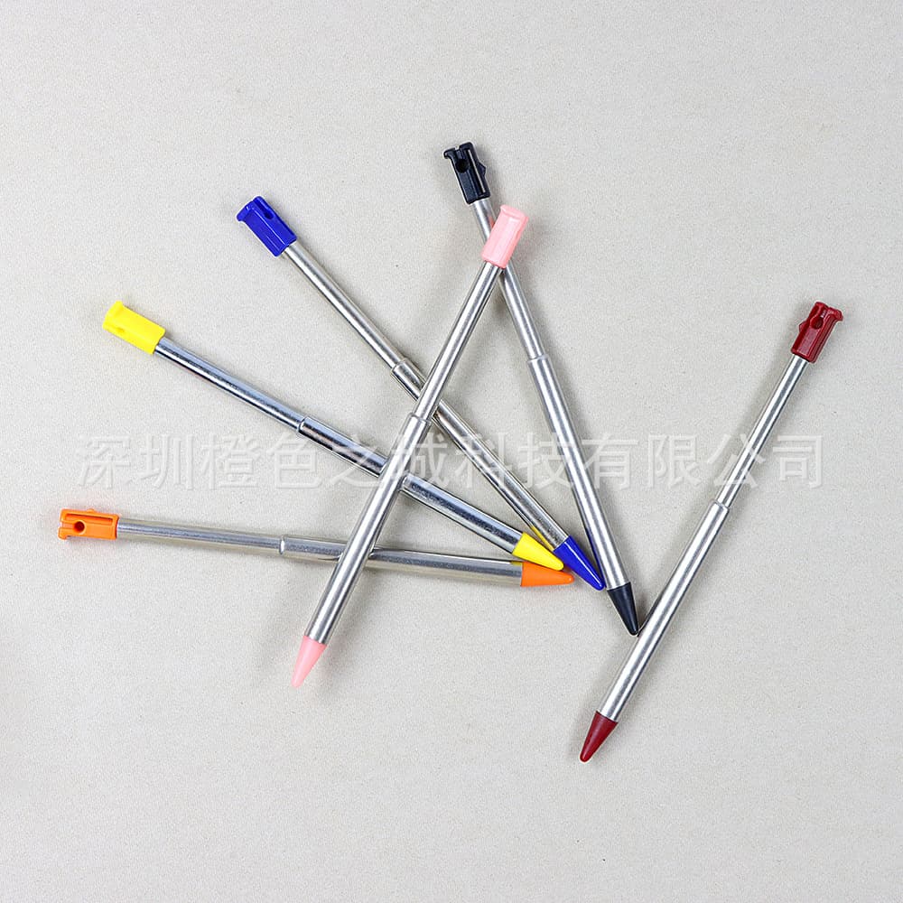 Suitable for 3DS metal retractable touch pen 3DS stylus 3DS stylus color touch pen