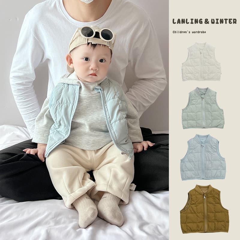 Infant Down Vest Winter New Korean Style Fashionable Boy Layering Vest Children Stylish Vest