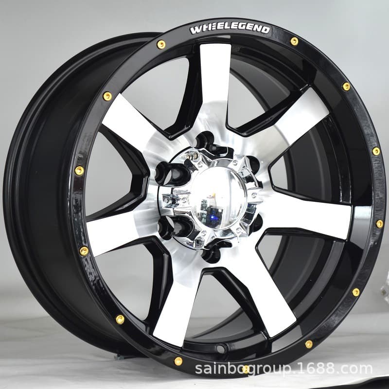 F89LGS06 15 16 Inch Shengbo Negative Offset Off-Road Wheel Rim Car Aluminum Alloy Wheel Rim