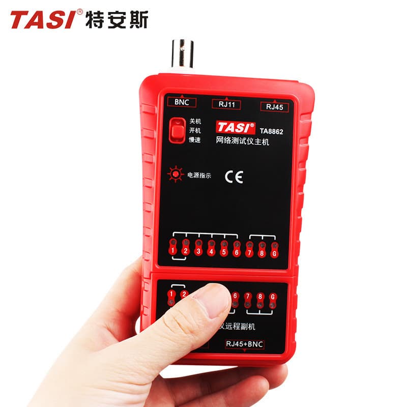 Tyans network cable tester TA8862 RJ11RJ45 telephone line BNC network cable tester line aligner