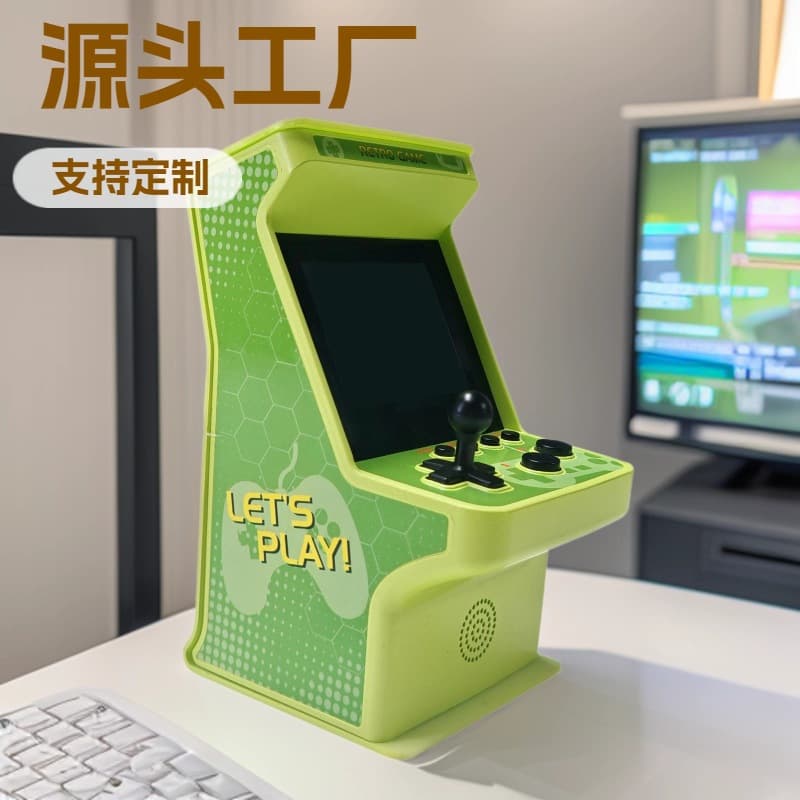 Retro Classic Handheld Desktop Game Console 2.4-inch Color Screen Vintage Arcade Mini Joystick Game Machine