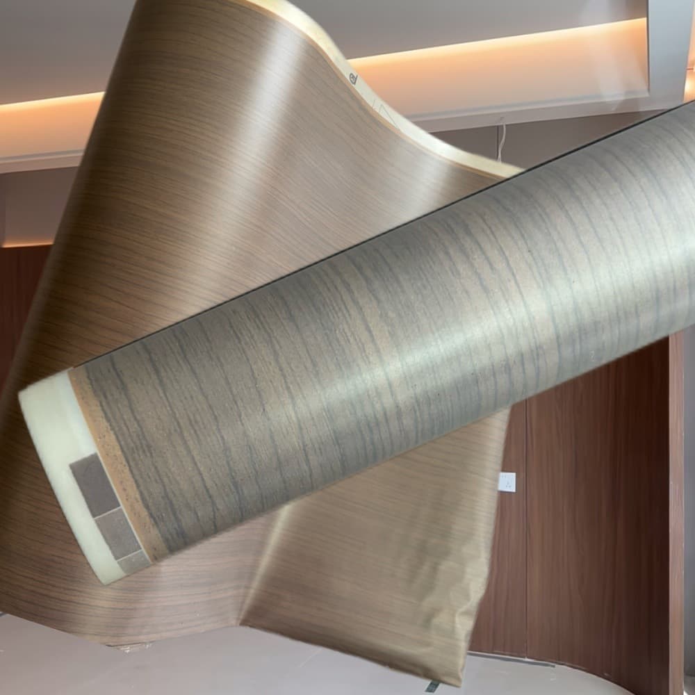 2025 Plastic Hot Stamping Film Wood Grain Hot Stamping Foil WPC Wall Panel High Temperature Resistant Wear-resistant Decorative Film Factory Direct