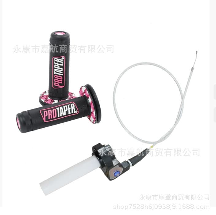 Dirt Bike 110-125CC Mini Moto High Handlebar Twist Throttle Cable PRO Grip for Feiying Kawasaki