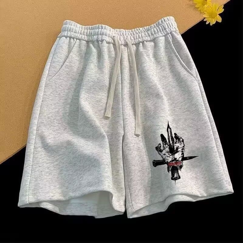 Shorts men's summer 2026 new casual five-point pants high street fashion brand loose sports pants ins large size straight pants