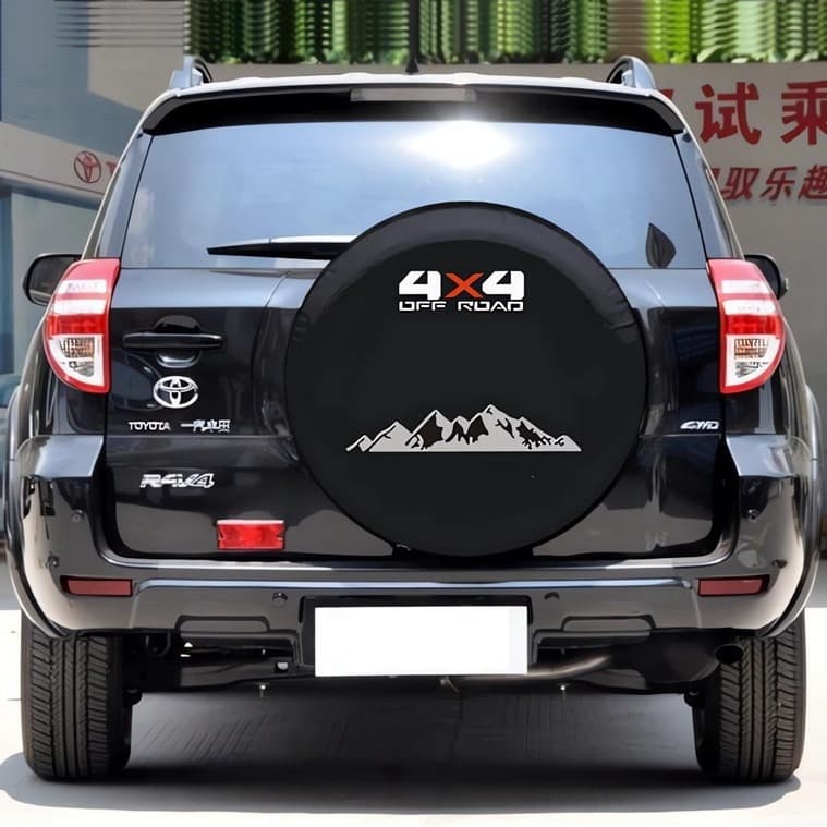 Compatible with Jeep Grand Cherokee, Land Rover Defender H2 Hummer Spare Tire Cover, Spare Wheel Cover Protector